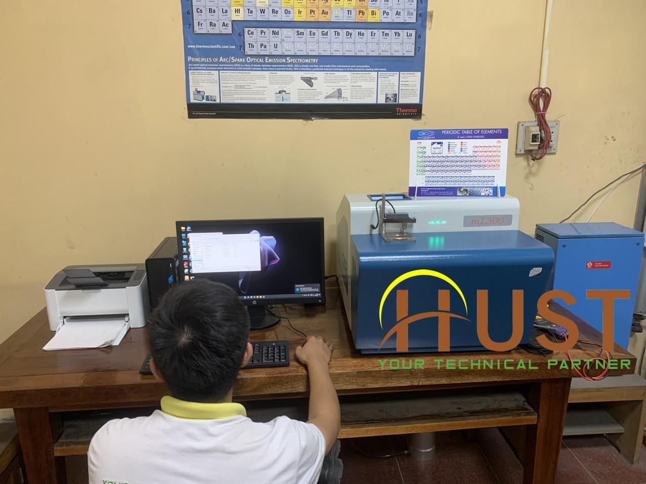 Installation S3 Minilab 300 Optical Emission Spectrometry for customers in Quang Ninh province
