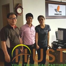 HUST Vietnam in training course at VISIONTEC factory