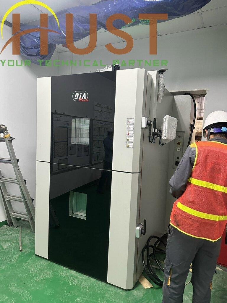 Installation and handover of BIA brand two-chamber thermal shock testing chamber