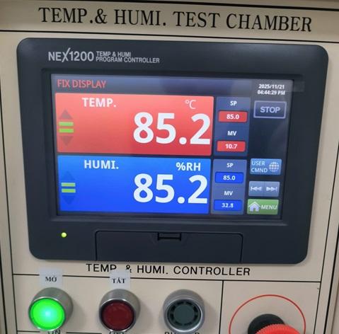 HUST Việt Nam sửa chữa tủ vi khí hậu ở KCN Hố Nai